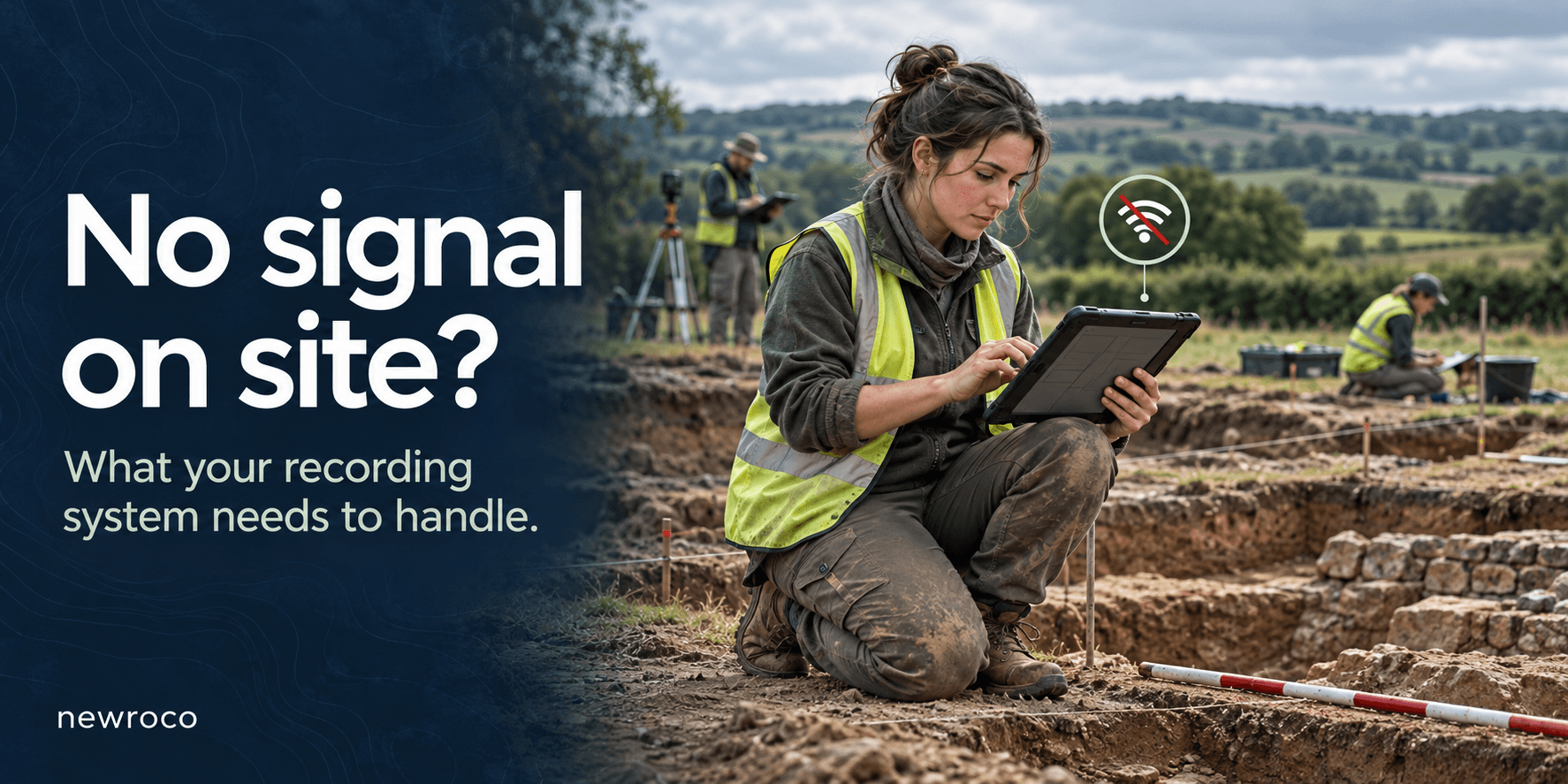 offline archaeological recording software