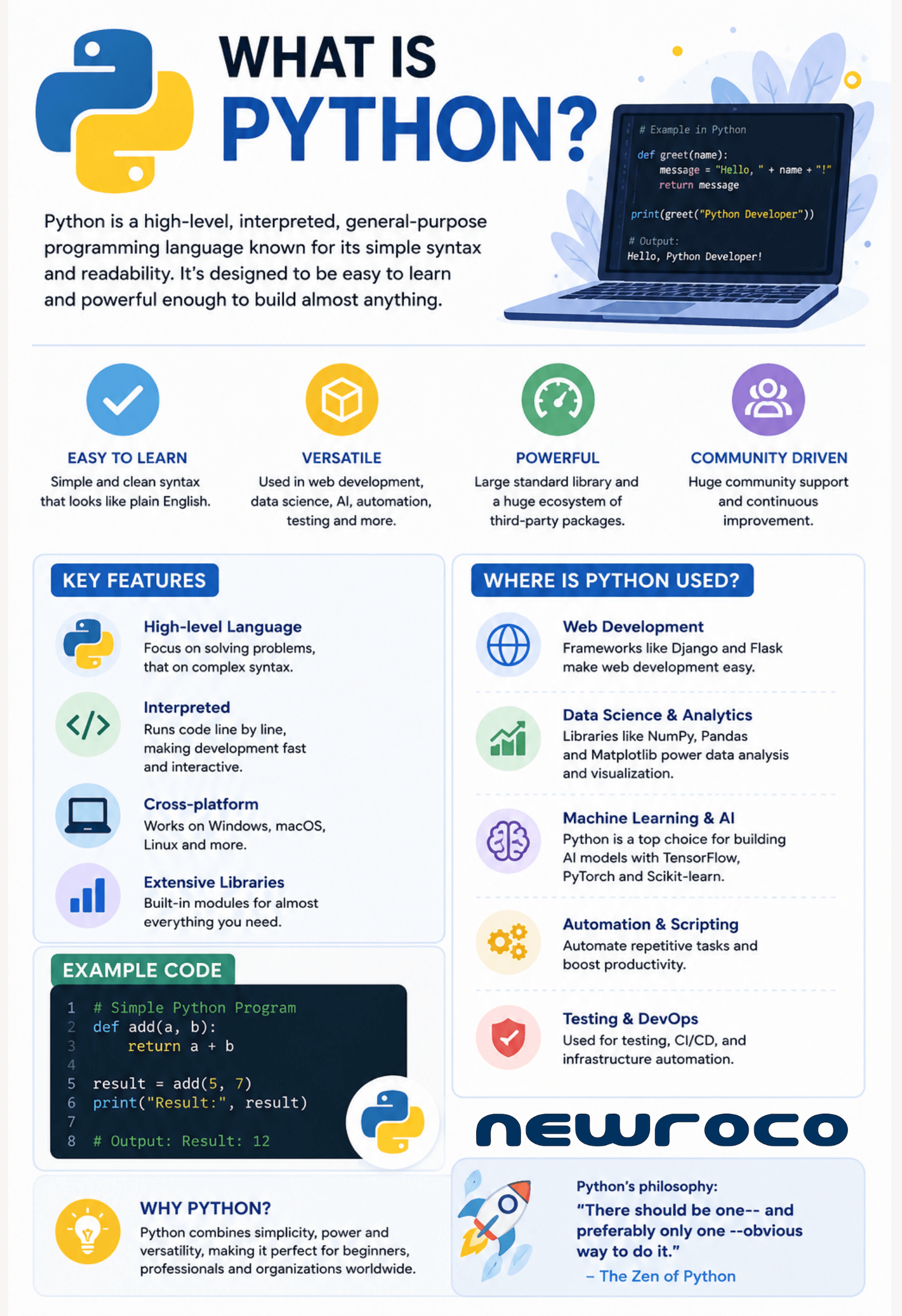 infographic what is python programming